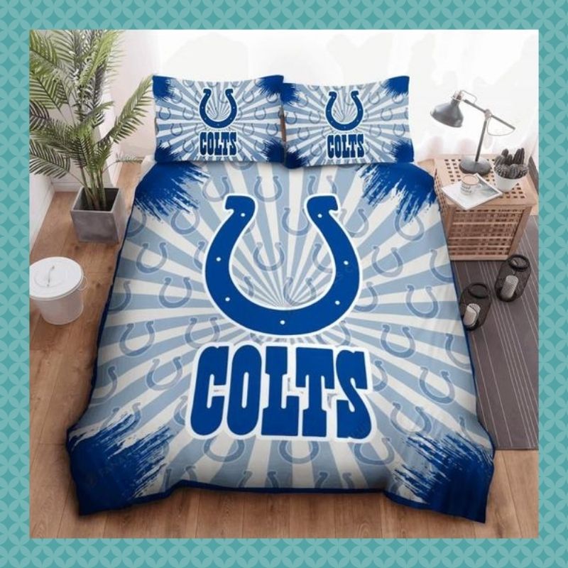 Indianapolis Colts Quilt Bedding Set Indianapolis Colts Quilt Bedding Set