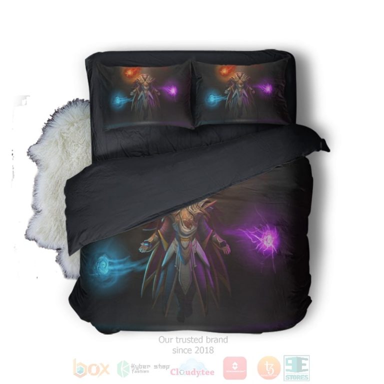 Invoker-Dota-Attack-Embossed-Bedding-Set-1