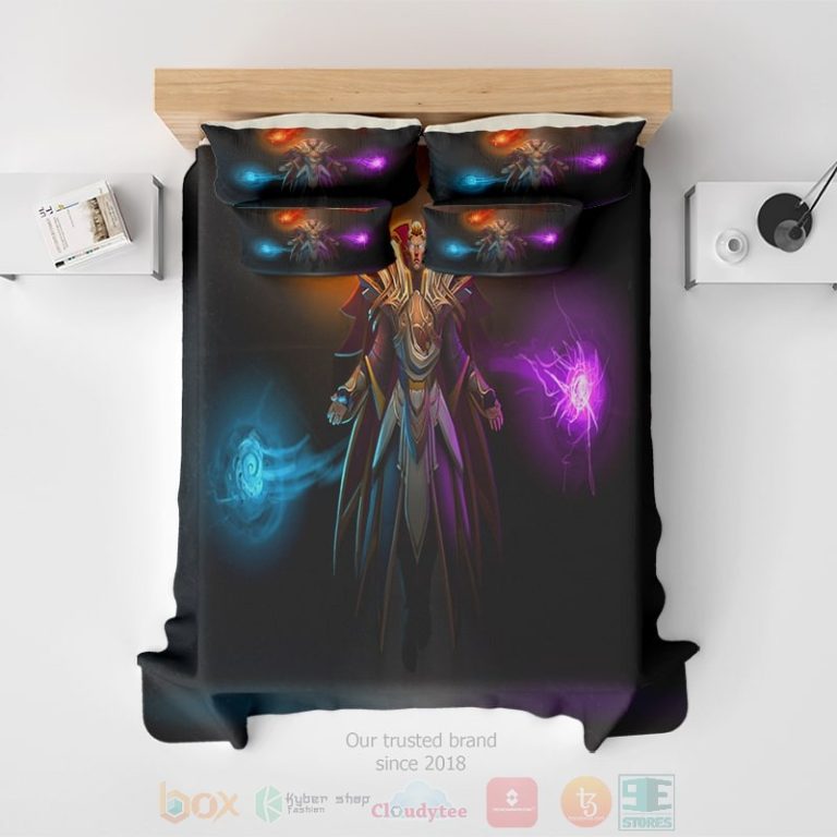 Invoker-Dota-Attack-Embossed-Bedding-Set-2