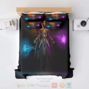 Invoker Dota Attack Embossed Bedding Set