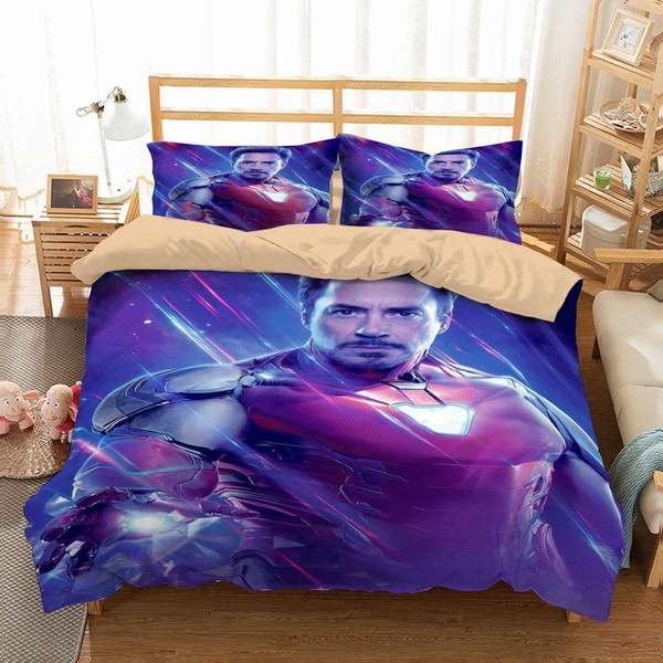 Iron Man Duvet Cover and Pillowcase Set Bedding Set 781 Iron Man Duvet Cover and Pillowcase Set Bedding Set 781