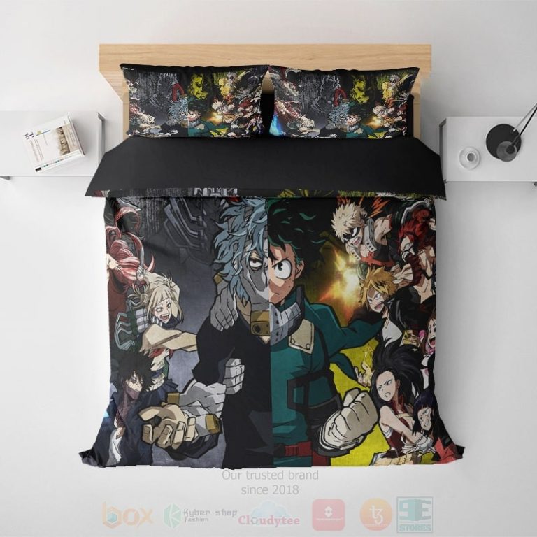 Izuku-Miduriya-All-Might-Power-Punch-Bedding-Set-1