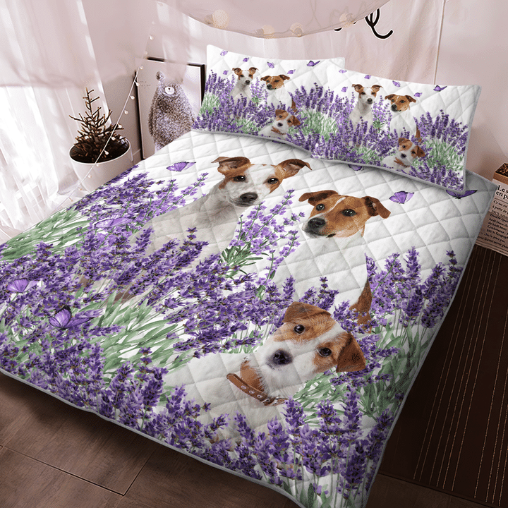 Jack-Russell-Lavender-Quilt-Bedding-Set-1-1