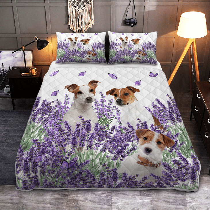 Jack-Russell-Lavender-Quilt-Bedding-Set-2
