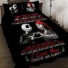 Jack Skellington And Sally My Only Love I Wish I Could Turn Back The Clock I’D Find You Sooner And Love You Longer Bedding Set