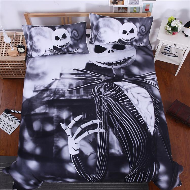 Jack Skellington Duvet Cover and Pillowcase Set Bedding Set 926 Jack Skellington Duvet Cover and Pillowcase Set Bedding Set 926