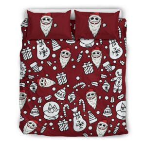 Jack Skellington Halloween 2225 Duvet Cover and Pillowcase Set Bedding Set