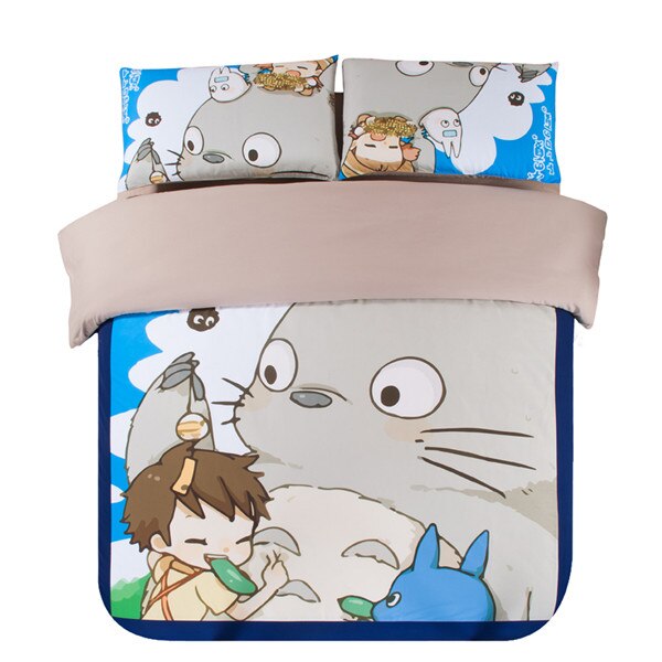 Japan Totoro 222 Duvet Cover and Pillowcase Set Bedding Set Japan Totoro 222 Duvet Cover and Pillowcase Set Bedding Set