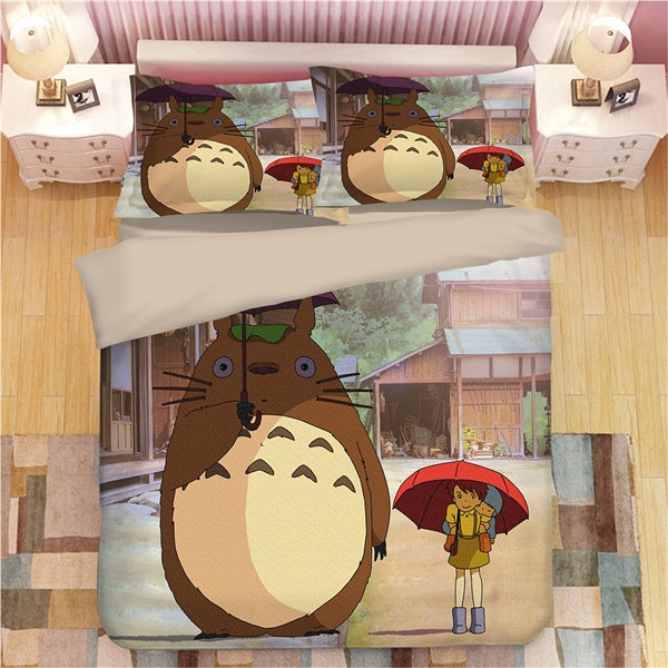 Japan Totoro 226 Duvet Cover and Pillowcase Set Bedding Set Japan Totoro 226 Duvet Cover and Pillowcase Set Bedding Set