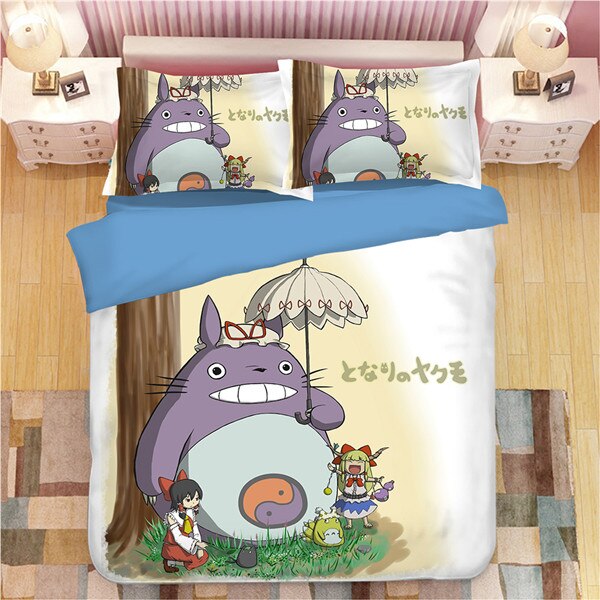 Japan Totoro 227 Duvet Cover and Pillowcase Set Bedding Set Japan Totoro 227 Duvet Cover and Pillowcase Set Bedding Set