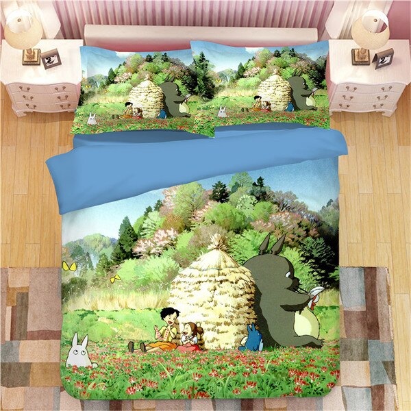 Japan Totoro 233 Duvet Cover and Pillowcase Set Bedding Set Japan Totoro 233 Duvet Cover and Pillowcase Set Bedding Set
