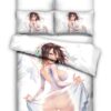 Japanese Cartoon Girl 3 Duvet Cover and Pillowcase Set Bedding Set