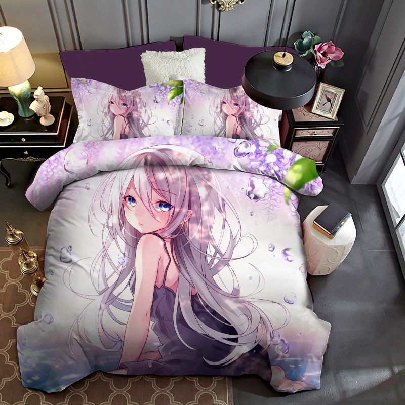 Japanese Cartoon Girl 4 Duvet Cover and Pillowcase Set Bedding Set Japanese Cartoon Girl 4 Duvet Cover and Pillowcase Set Bedding Set