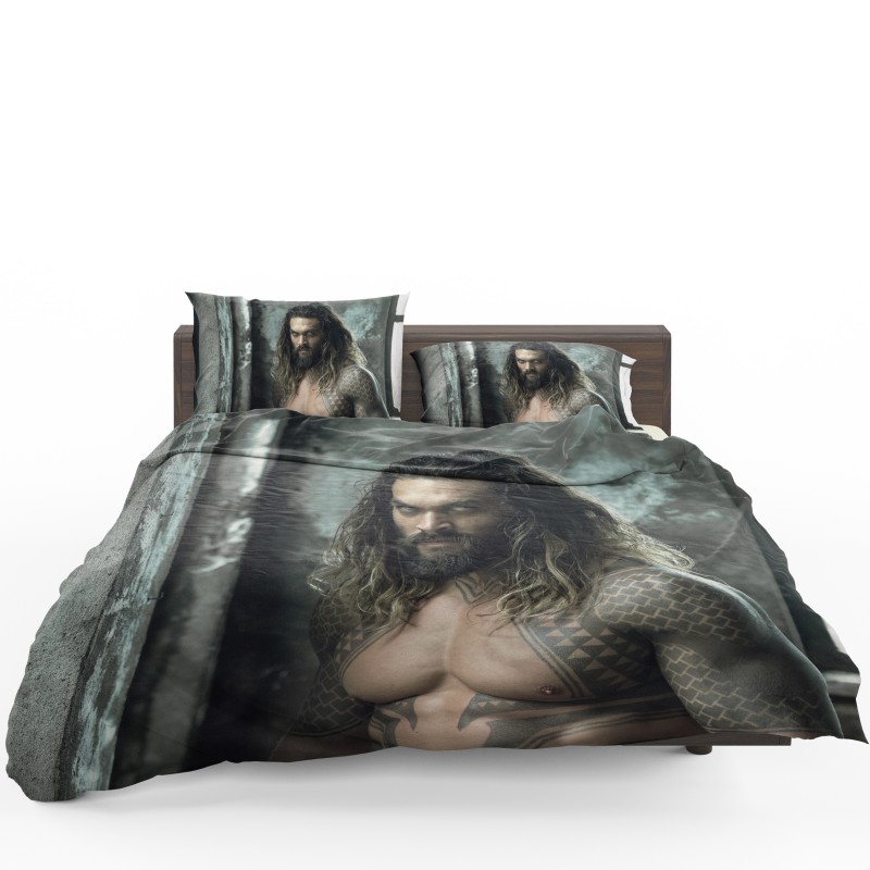 Jason Momoa Aquaman Justice League Bedding Set Jason Momoa Aquaman Justice League Bedding Set