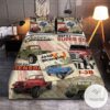 Jeep Vintage Car Quilt Bedding Set