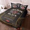 Jim Beam Black Kentucky Straight Bourbon Whiskey Bedding Set