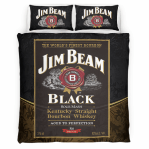 Jim Beam Black Vintage Bedding Set