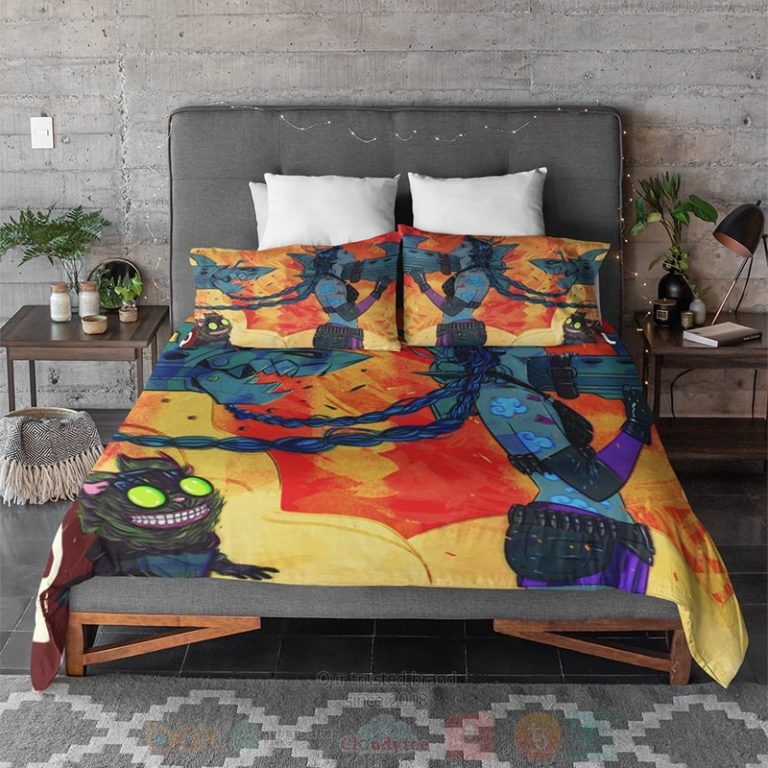 Jinx-League-Of-Legends-Fire-Brushed-Gamming-Bedding-Set-2