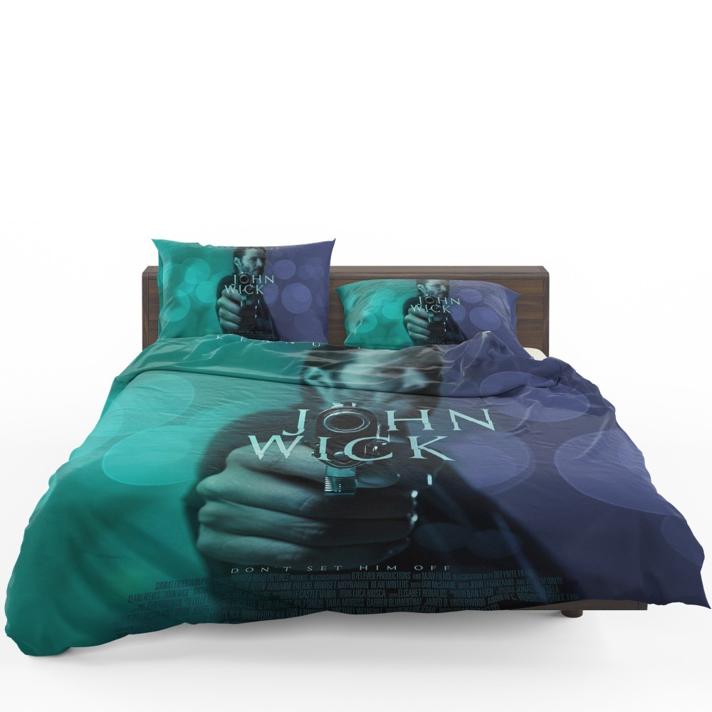 John Wick 2014 Movie Keanu Reeves Bedding Set John Wick 2014 Movie Keanu Reeves Bedding Set