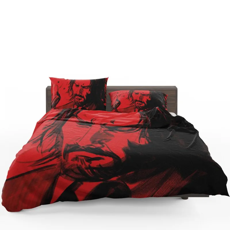 John Wick Chapter 4 Vengeance Unleashed Bedding Set John Wick Chapter 4 Vengeance Unleashed Bedding Set