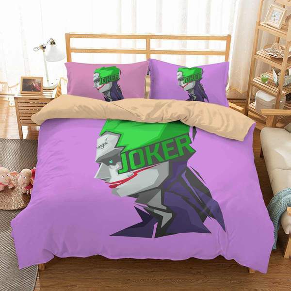 Joker Duvet Cover and Pillowcase Set Bedding Set 451 Joker Duvet Cover and Pillowcase Set Bedding Set 451
