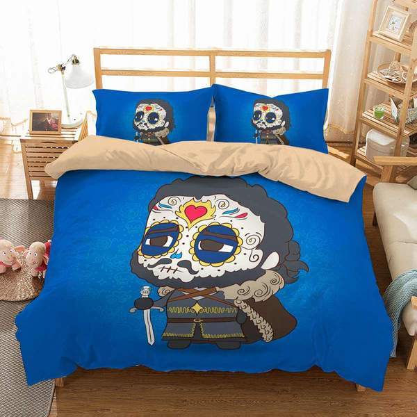 Jon Snow Minimalism Duvet Cover and Pillowcase Set Bedding Set Jon Snow Minimalism Duvet Cover and Pillowcase Set Bedding Set