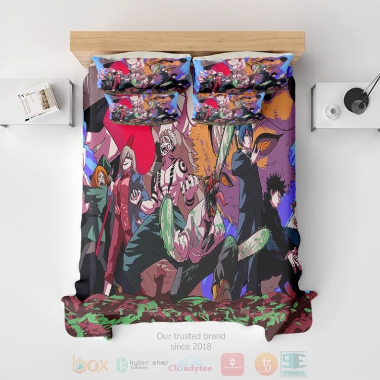 Jujutsu-Kaisen-Chainsaw-Man-Devils-Crossover-Bedding-Set-2