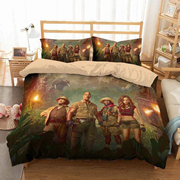 Jumanji 3 Duvet Cover and Pillowcase Set Bedding Set Jumanji 3 Duvet Cover and Pillowcase Set Bedding Set