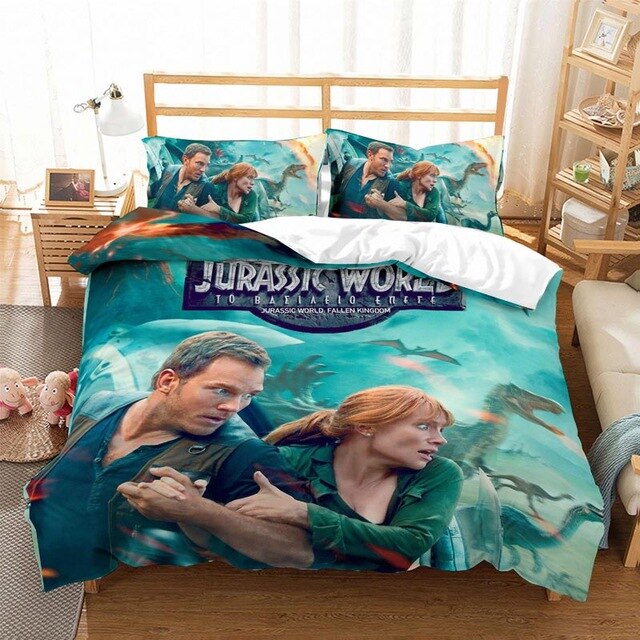 Jurassic Park 2213 Duvet Cover and Pillowcase Set Bedding Set Jurassic Park 2213 Duvet Cover and Pillowcase Set Bedding Set