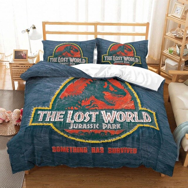 Jurassic Park 2215 Duvet Cover and Pillowcase Set Bedding Set Jurassic Park 2215 Duvet Cover and Pillowcase Set Bedding Set