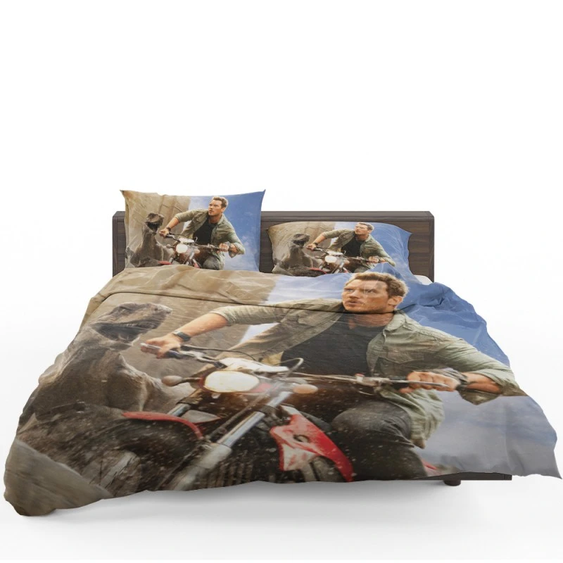 Jurassic World Dominion Movie Chris Pratt Bedding Set Jurassic World Dominion Movie Chris Pratt Bedding Set