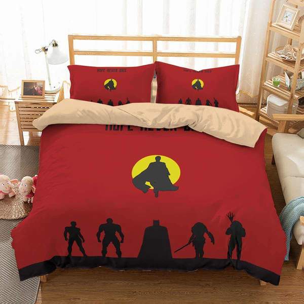 Justice League 11 Duvet Cover and Pillowcase Set Bedding Set Justice League 11 Duvet Cover and Pillowcase Set Bedding Set