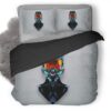 Justin Maller Art Line Helmet Duvet Cover and Pillowcase Set Bedding Set