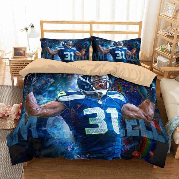 Kam Chancellor Seattle Seahawks Duvet Cover and Pillowcase Set Bedding Set Kam Chancellor Seattle Seahawks Duvet Cover and Pillowcase Set Bedding Set