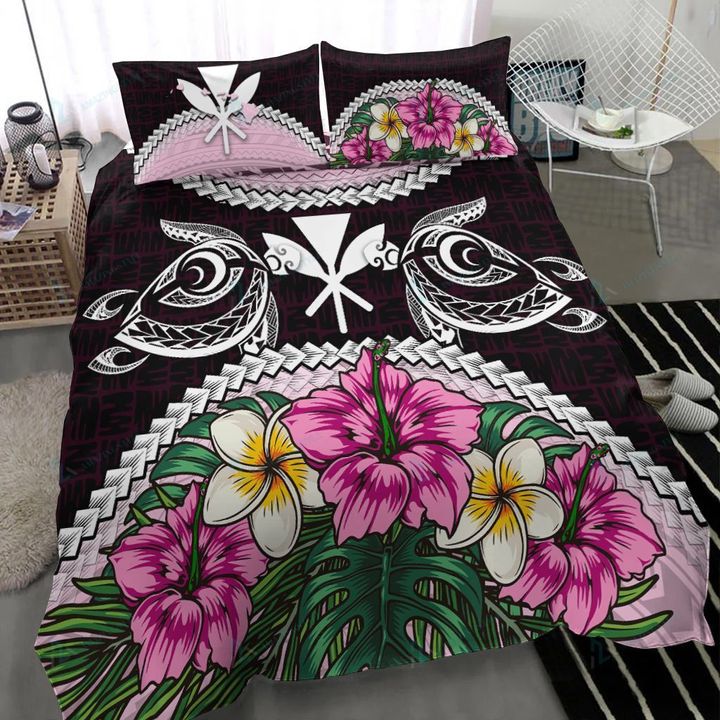 Kanaka Maoli Polynesian Turtle Hibiscus Bedding Set Kanaka Maoli Polynesian Turtle Hibiscus Bedding Set