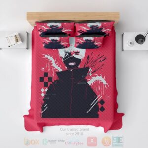 Kaneki Ken Ghoul Home Basic Microfiber Tailored Art Tokyo Ghoul Bedding Set