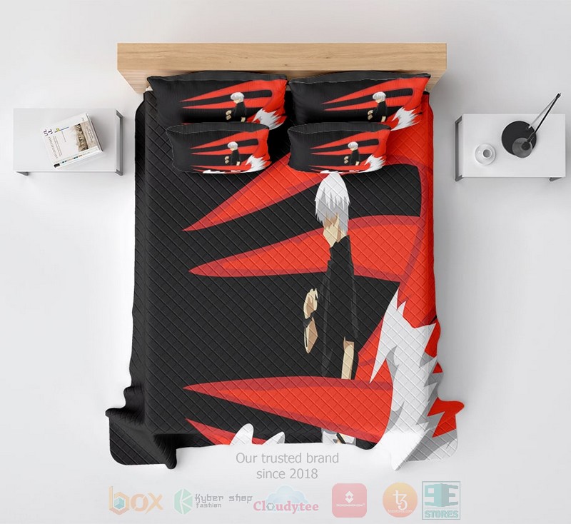 Kaneki Ken Ghoul Modern Pattern Stitched Tokyo Ghoul Bedding Set Kaneki Ken Ghoul Modern Pattern Stitched Tokyo Ghoul Bedding Set