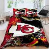 Kansas City Chiefs Nfl Black Red Bedding Set