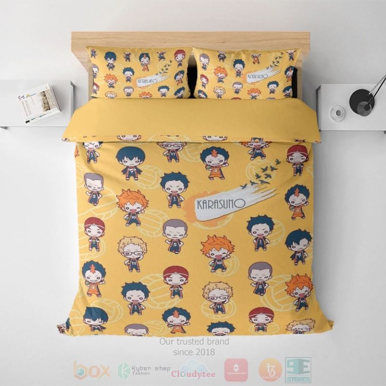 Karuasuna-Volleyball-Team-Haikyuu-Sports-Anime-Bedding-Set-1