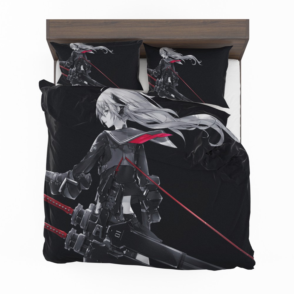 Katana-Anime-Girl-Cute-Anime-Bedding-Set-1