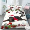 Keep Calm And Love Doberman Pinscher Christmas Bedding Set-