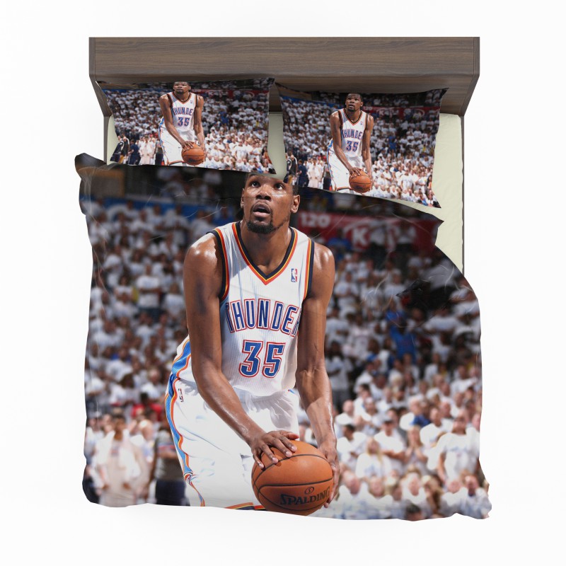 Kevin Durant Basketball Oklahoma City Thunder Nba Duvet Cover and Pillowcase Set Bedding Set Kevin Durant Basketball Oklahoma City Thunder Nba Duvet Cover and Pillowcase Set Bedding Set