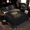 King Gucci Black Pattern Quilt Bedding Set