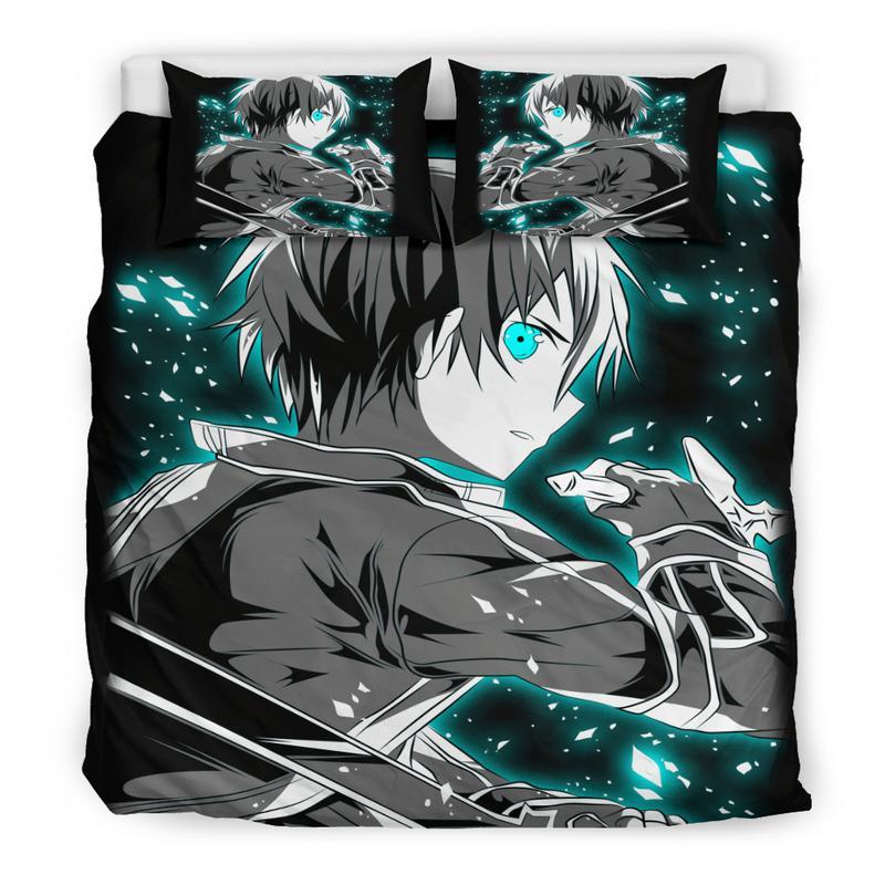 Kirito Duvet Cover and Pillowcase Set Bedding Set Kirito Duvet Cover and Pillowcase Set Bedding Set