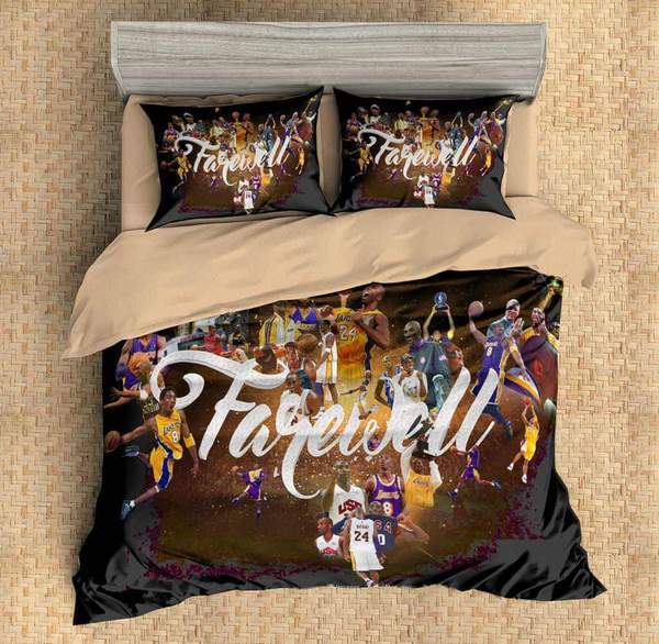 Kobe Bryant 2 Duvet Cover and Pillowcase Set Bedding Set Kobe Bryant 2 Duvet Cover and Pillowcase Set Bedding Set