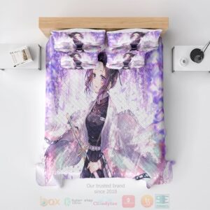 Kochou Shinobu Empyrean Blend Butterfly Wings Demon Slayer Kimetsu No Yaiba Bedding Set