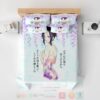 Kochou Shinobu Floral Exotic Art Demon Slayer Kimetsu No Yaiba Bedding Set