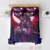 Kokushibou Upper Demon Moon Samurai Soft Demon Slayer Kimetsu No Yaiba Bedding Set