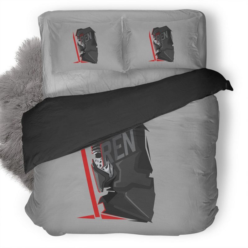 Kylo Ren Minimalism 3I Duvet Cover and Pillowcase Set Bedding Set Kylo Ren Minimalism 3I Duvet Cover and Pillowcase Set Bedding Set