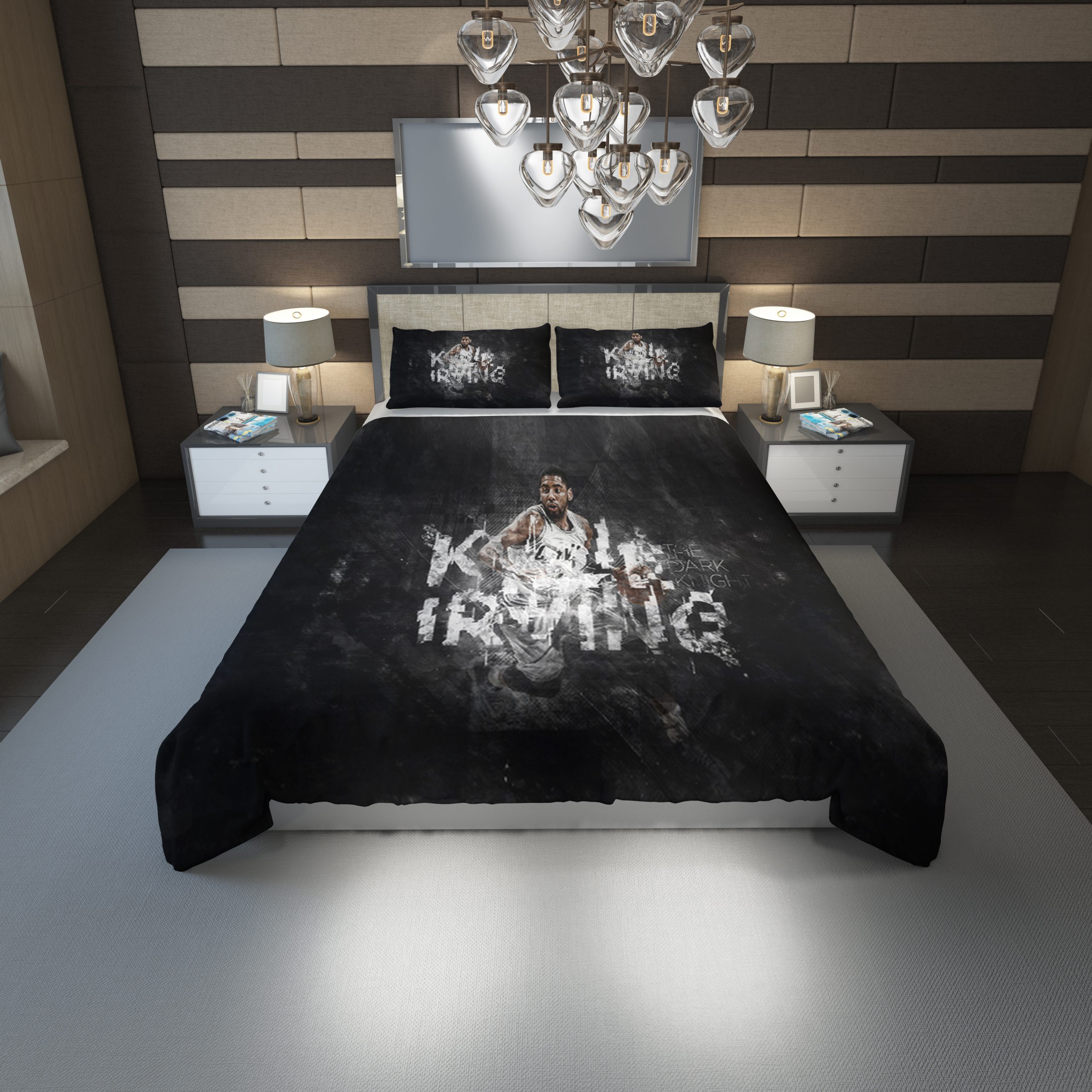 Kyrie Irving Celtics Duvet Cover and Pillowcase Set Bedding Set 1207 Kyrie Irving Celtics Duvet Cover and Pillowcase Set Bedding Set 1207